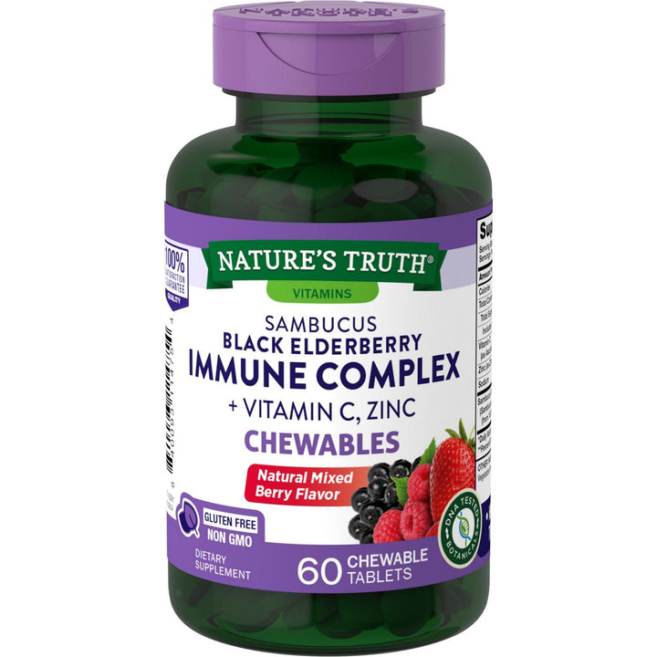 Nature’s Truth Elderberry Immune Chewable Tablets