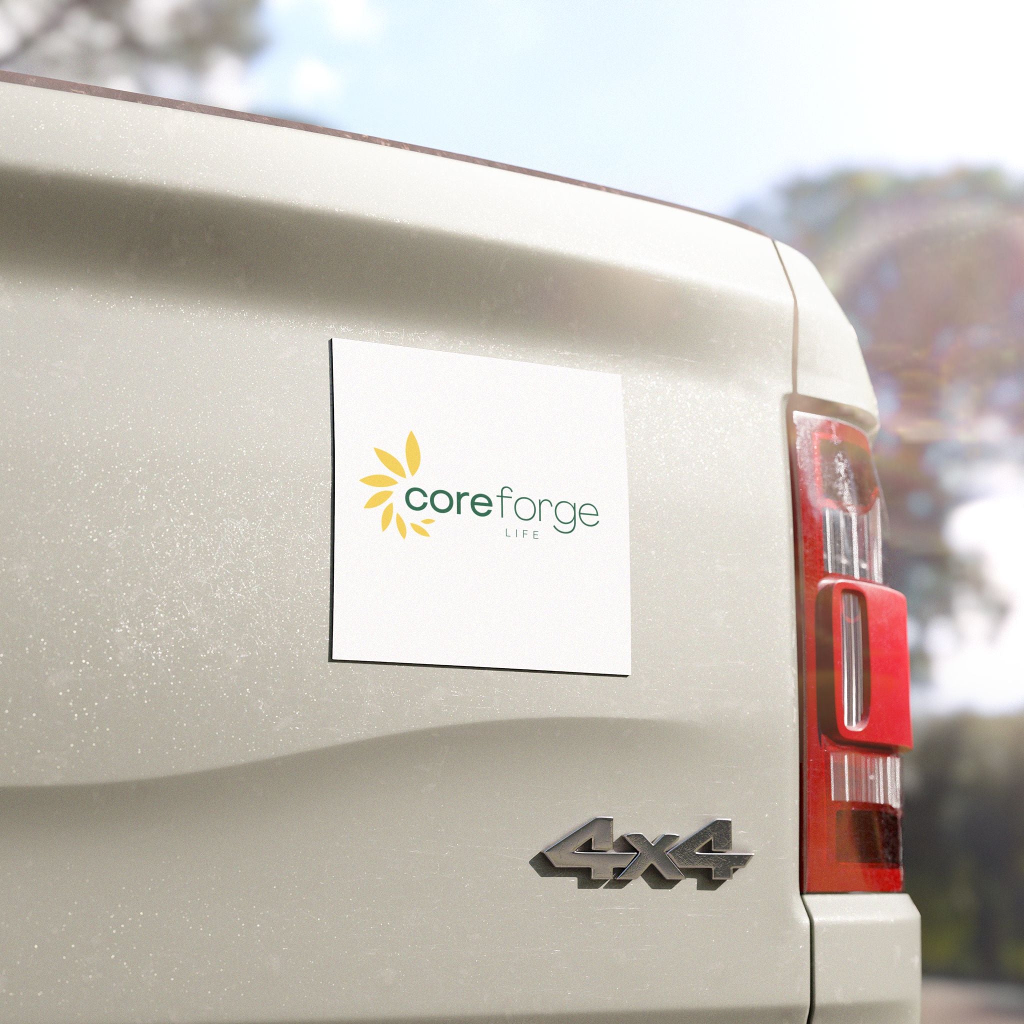 Coreforge Life Logo Car Magnet — Square Business Brand Magnet