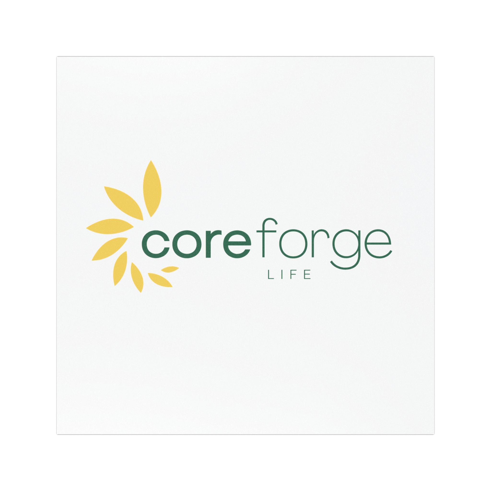 Coreforge Life Logo Car Magnet — Square Business Brand Magnet