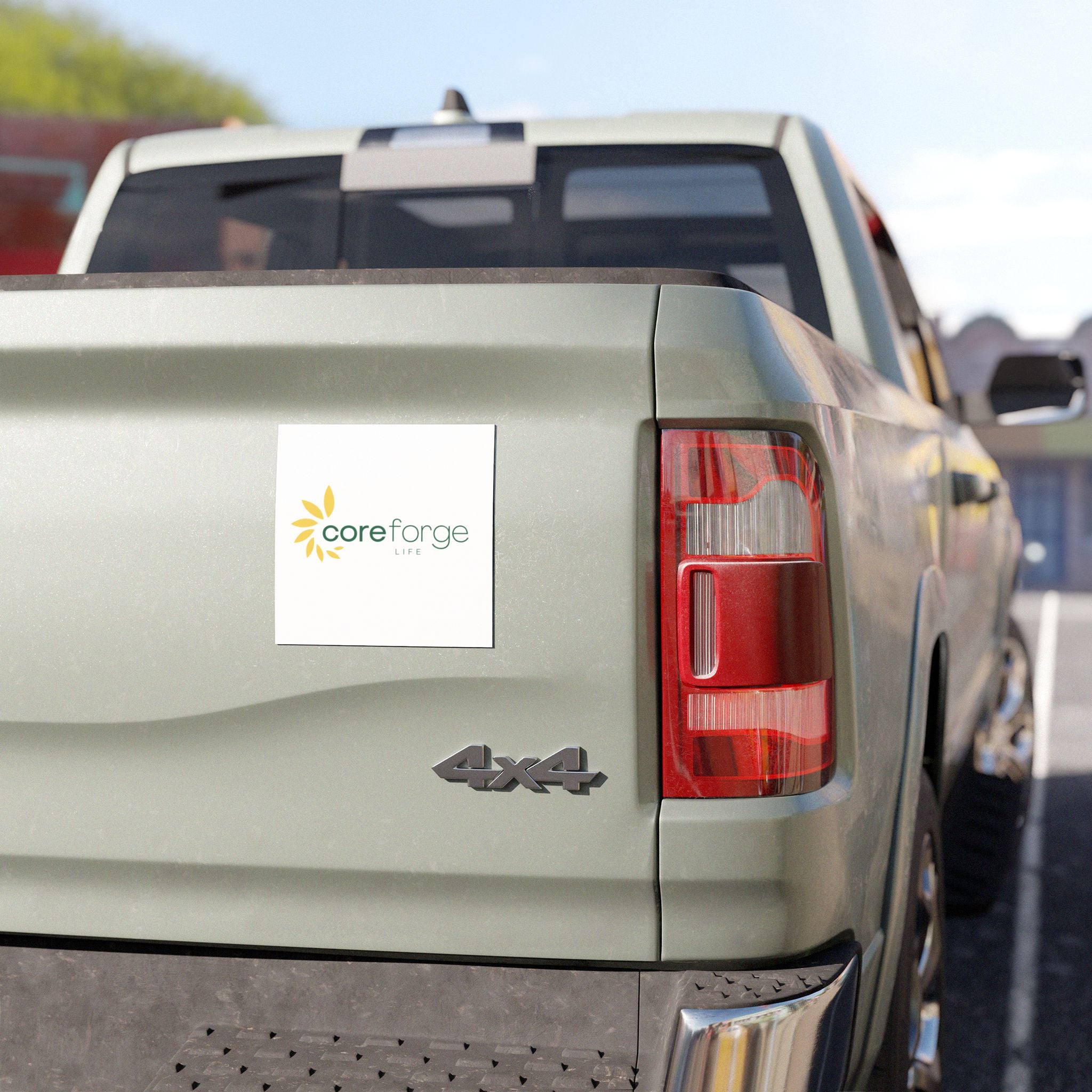 Coreforge Life Logo Car Magnet — Square Business Brand Magnet