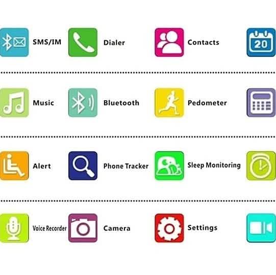 Bluetooth Smart Watch with Camera & Fitness Tracking