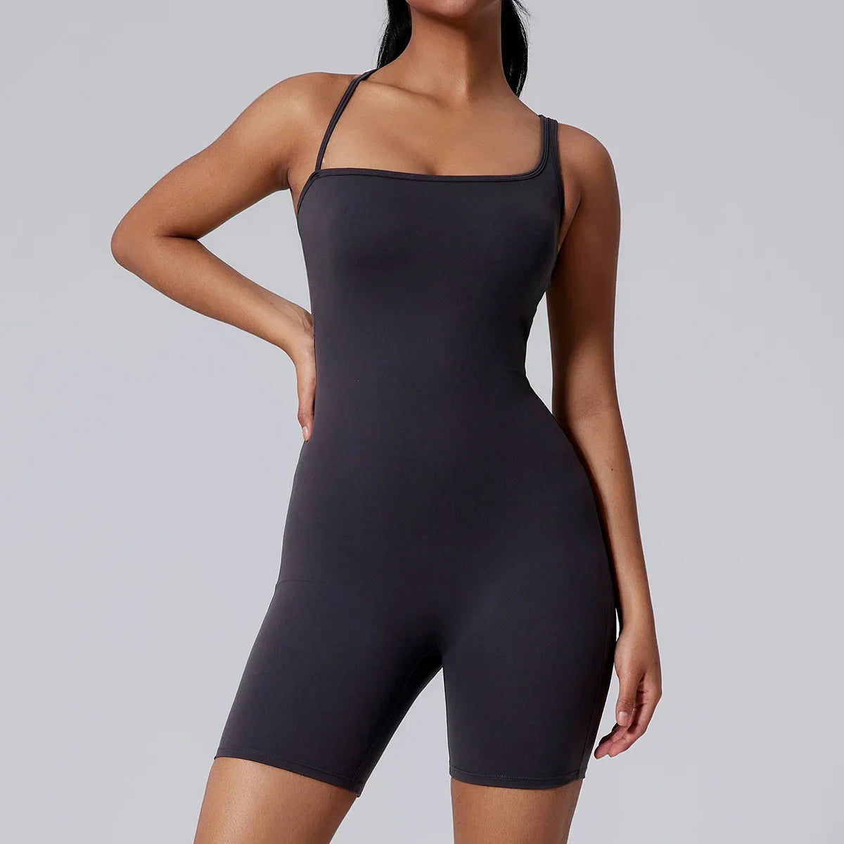 Women’s Short Sports Jumpsuit Workout Suit