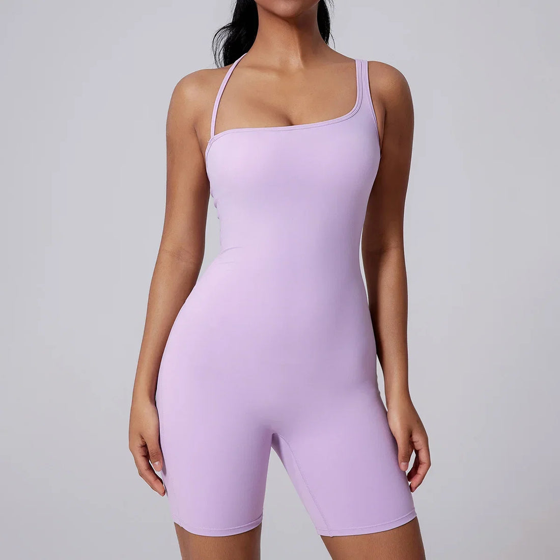 Women’s Short Sports Jumpsuit Workout Suit