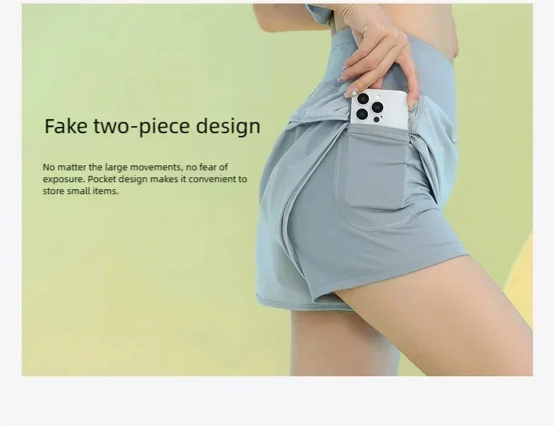 PHIGEER Women’s Yoga Workout Shorts