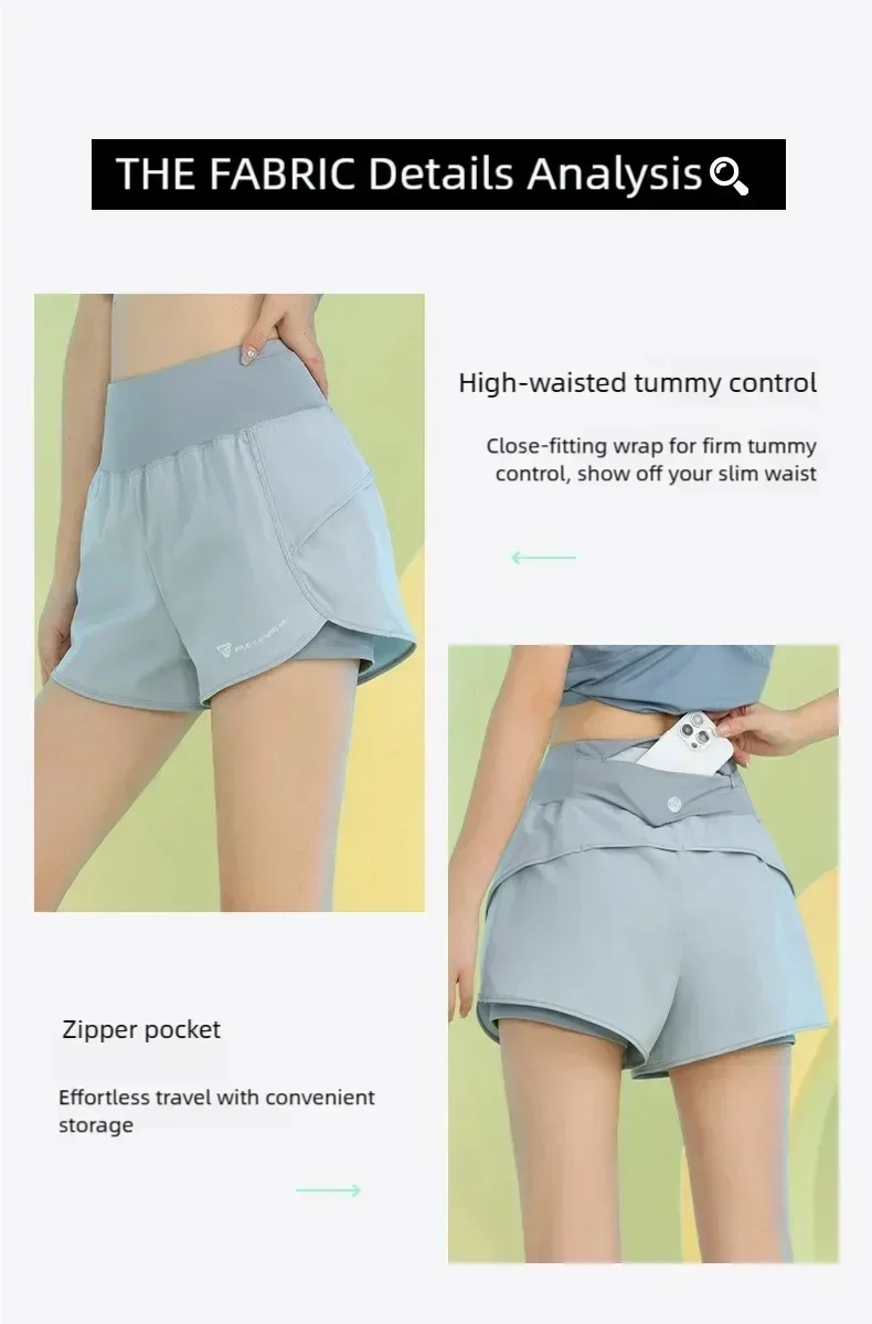 PHIGEER Women’s Yoga Workout Shorts