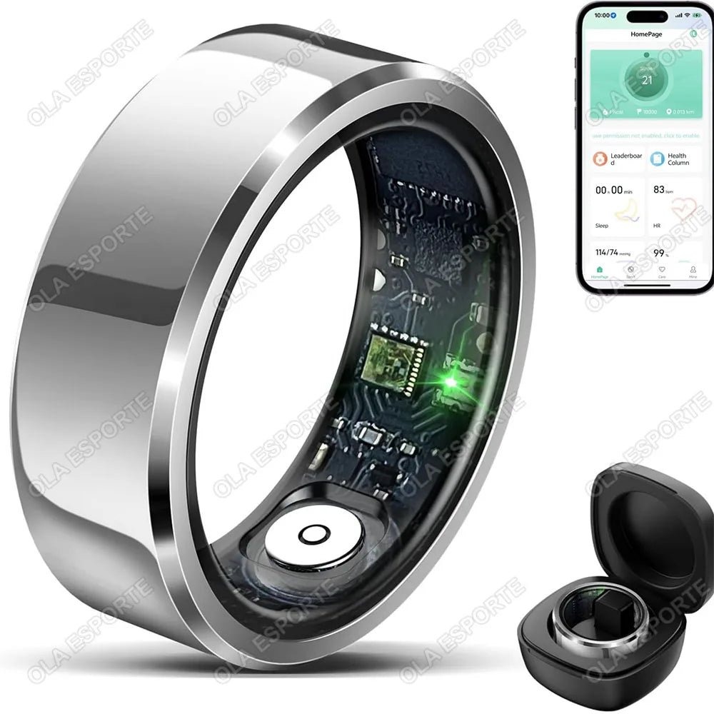 Smart Ring Health & Fitness Tracker
