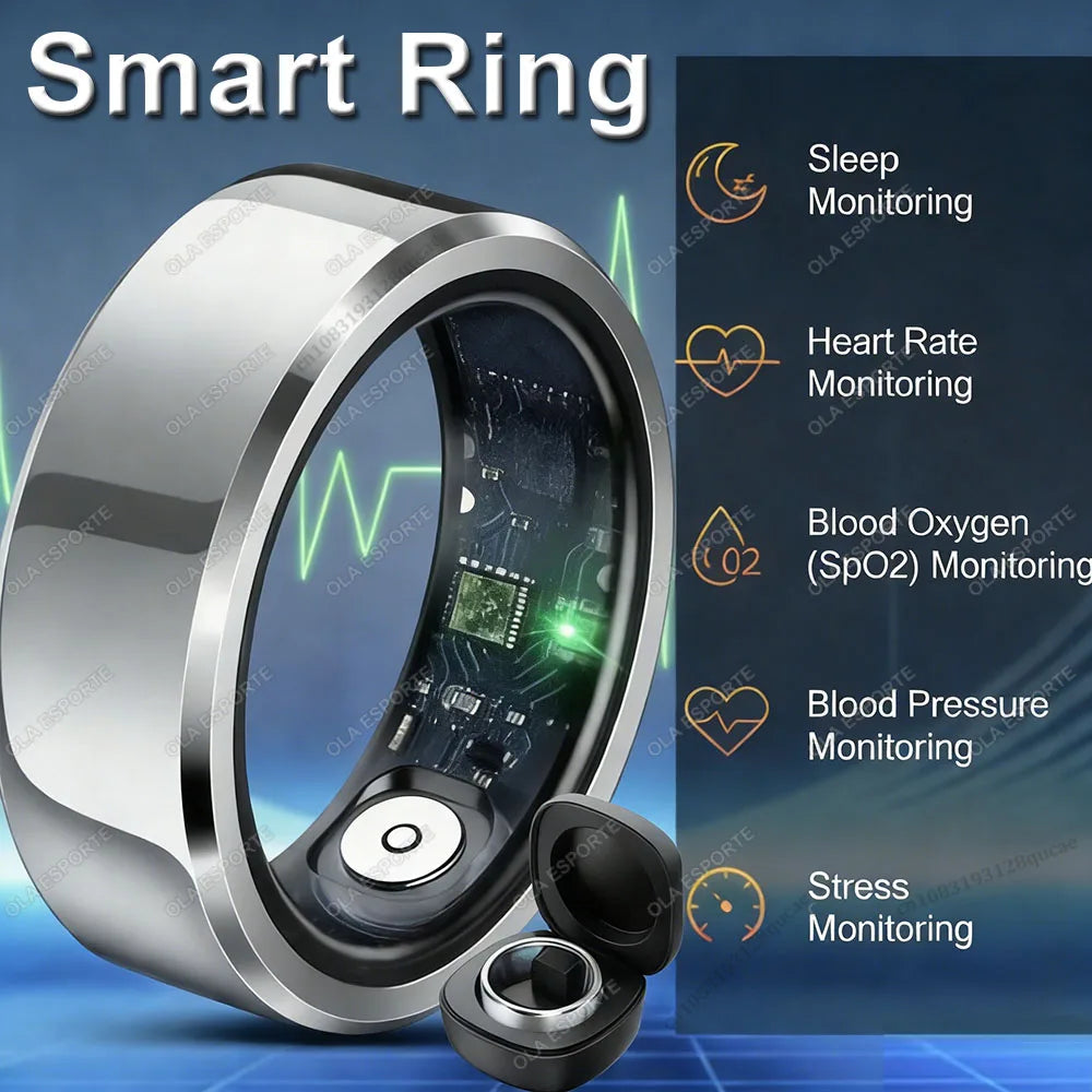 Smart Ring Health & Fitness Tracker