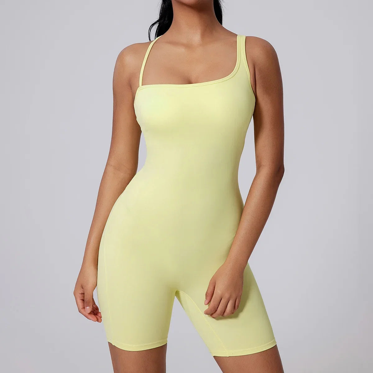 Women’s Short Sports Jumpsuit Workout Suit