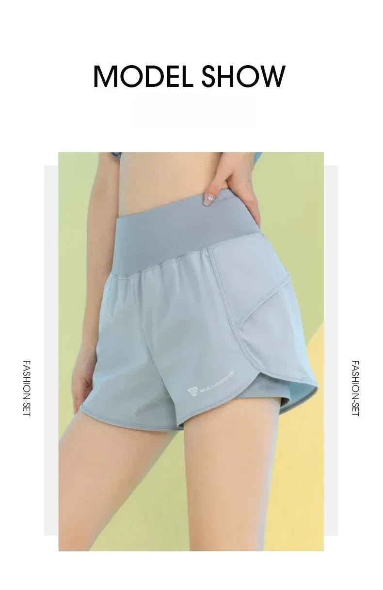 PHIGEER Women’s Yoga Workout Shorts