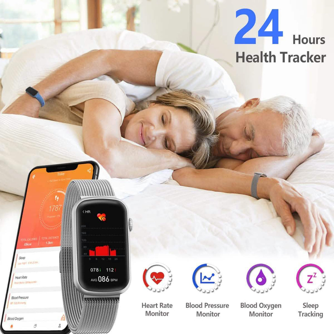 Women’s Fitness Tracker with Heart Rate Monitor