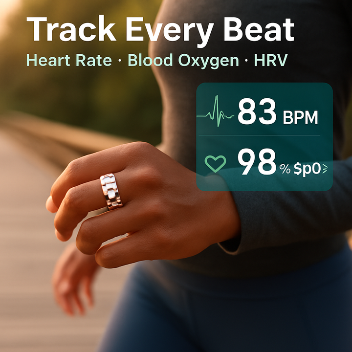 Smart Ring Health & Fitness Tracker
