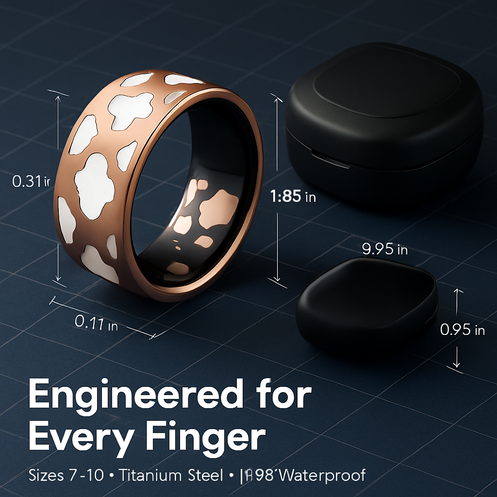 Smart Ring Health & Fitness Tracker