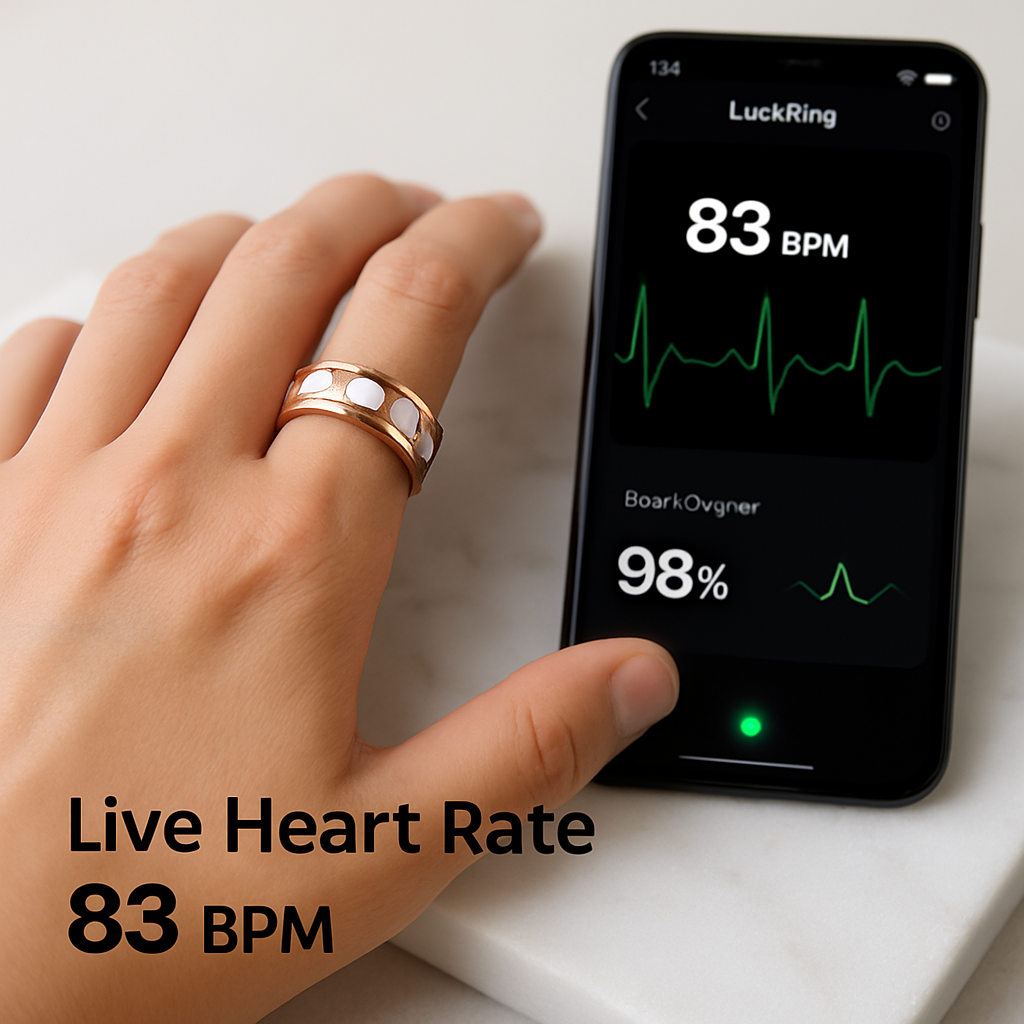 Smart Ring Health & Fitness Tracker