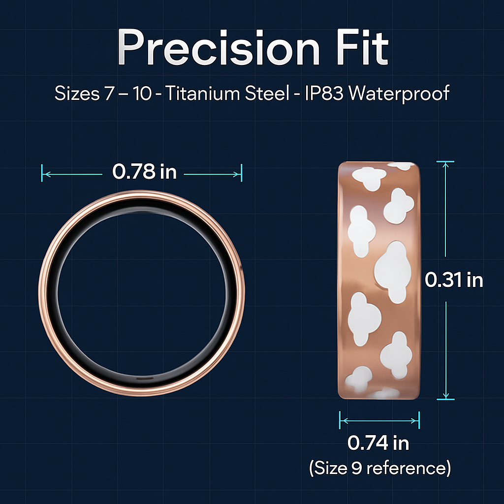 Smart Ring Health & Fitness Tracker