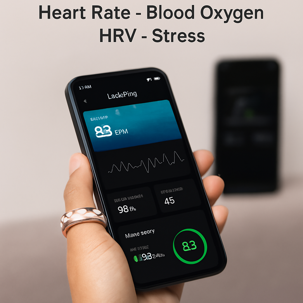 Smart Ring Health & Fitness Tracker