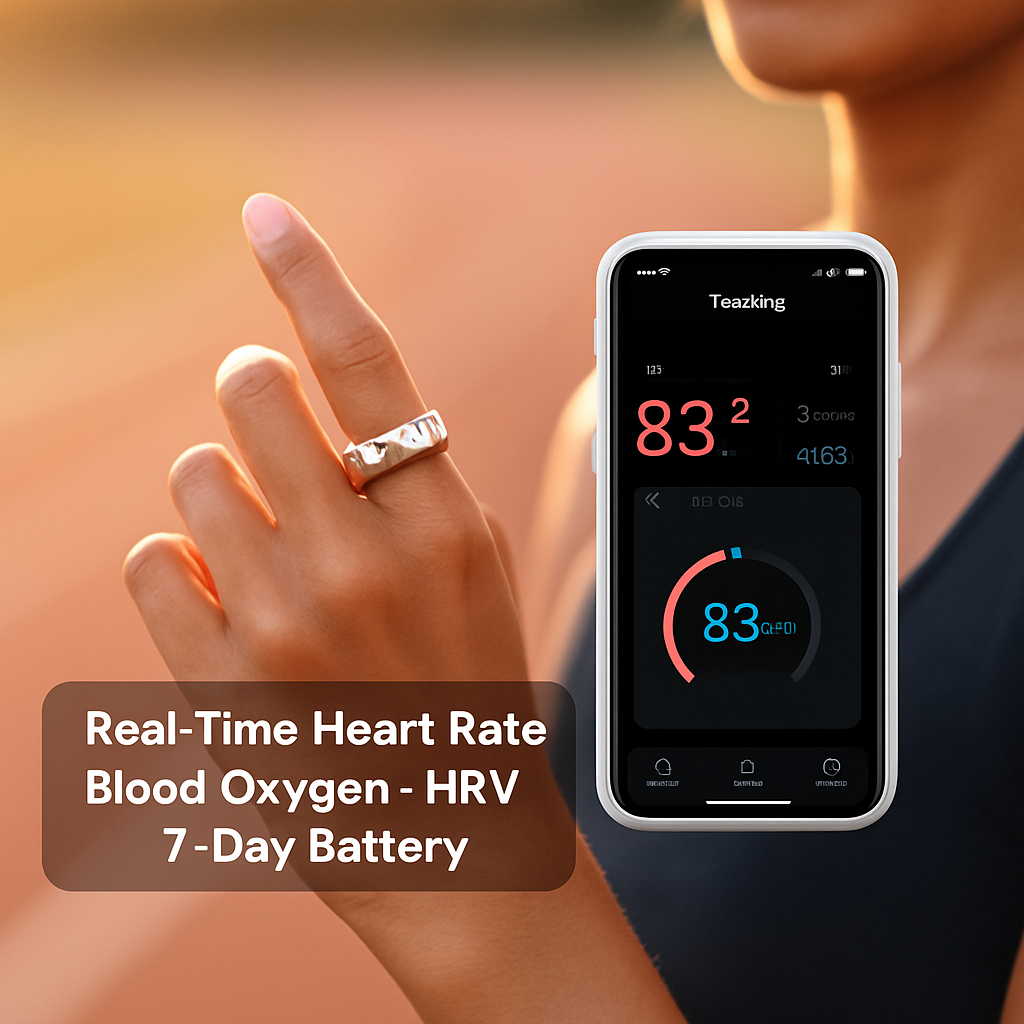 Smart Ring Health & Fitness Tracker