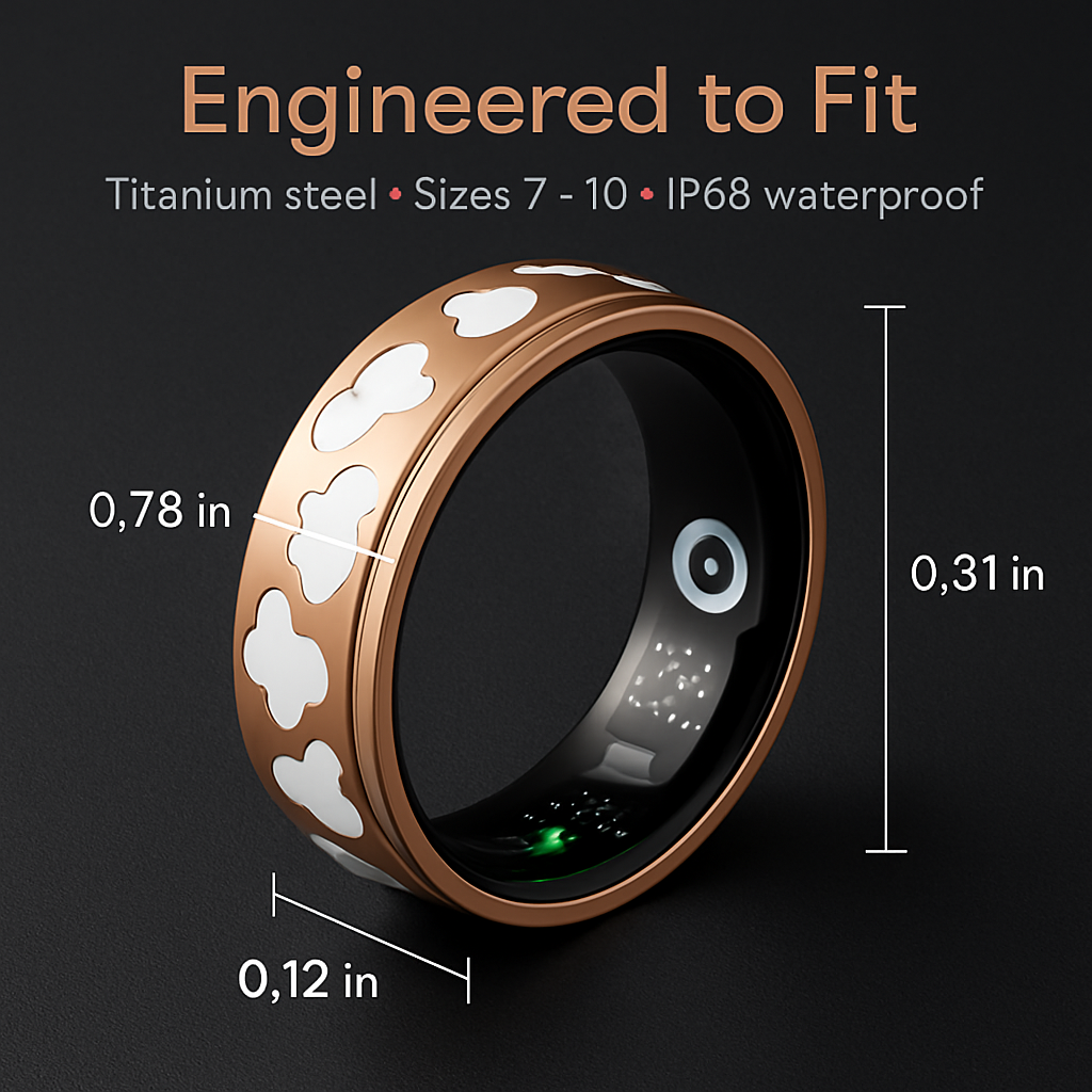 Smart Ring Health & Fitness Tracker
