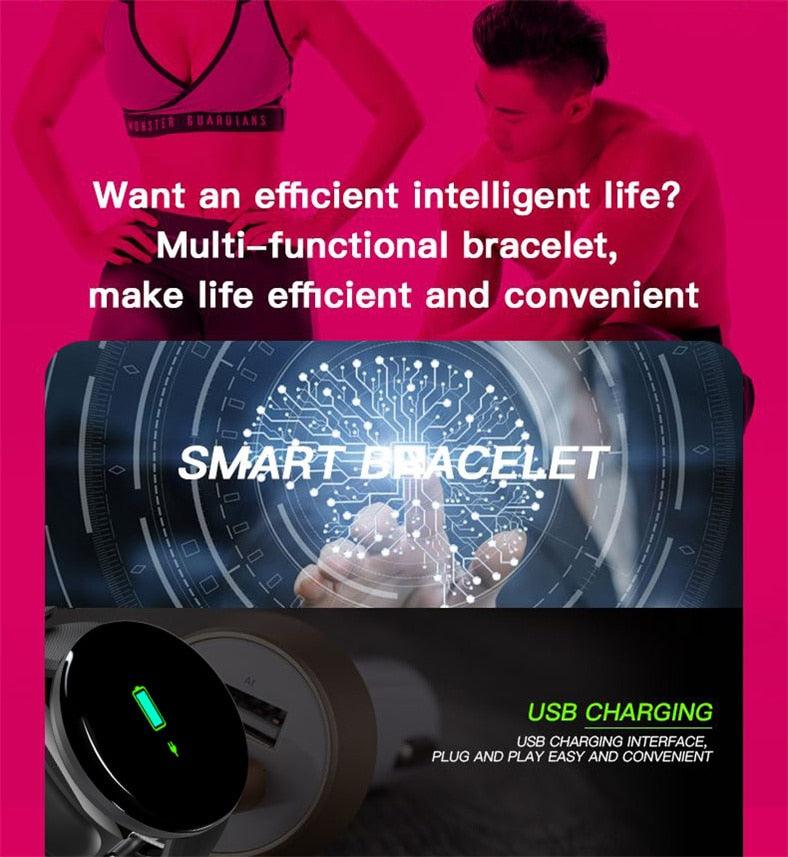 Smart Fitness Tracker Watch with Heart Rate Monitor