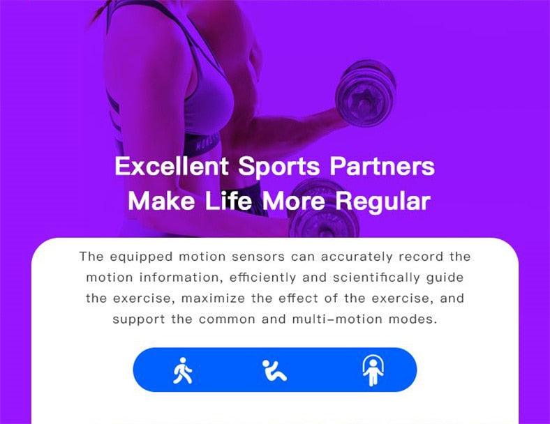 Smart Fitness Tracker Watch with Heart Rate Monitor